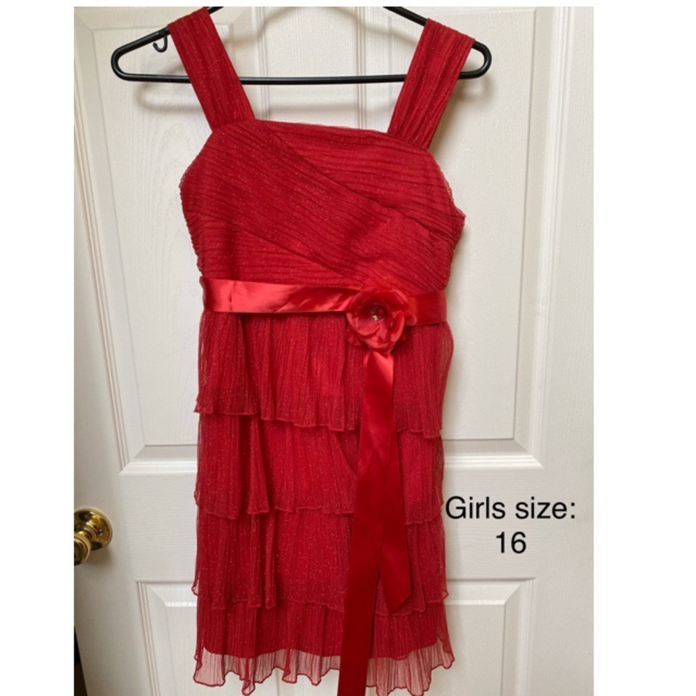 Girls fancy sparkly dress